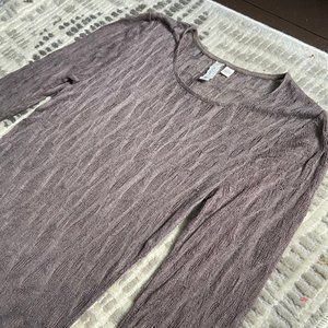 Anthropologie Sheer Long Sleeve Top